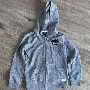 Roots organic full zip hoodie.